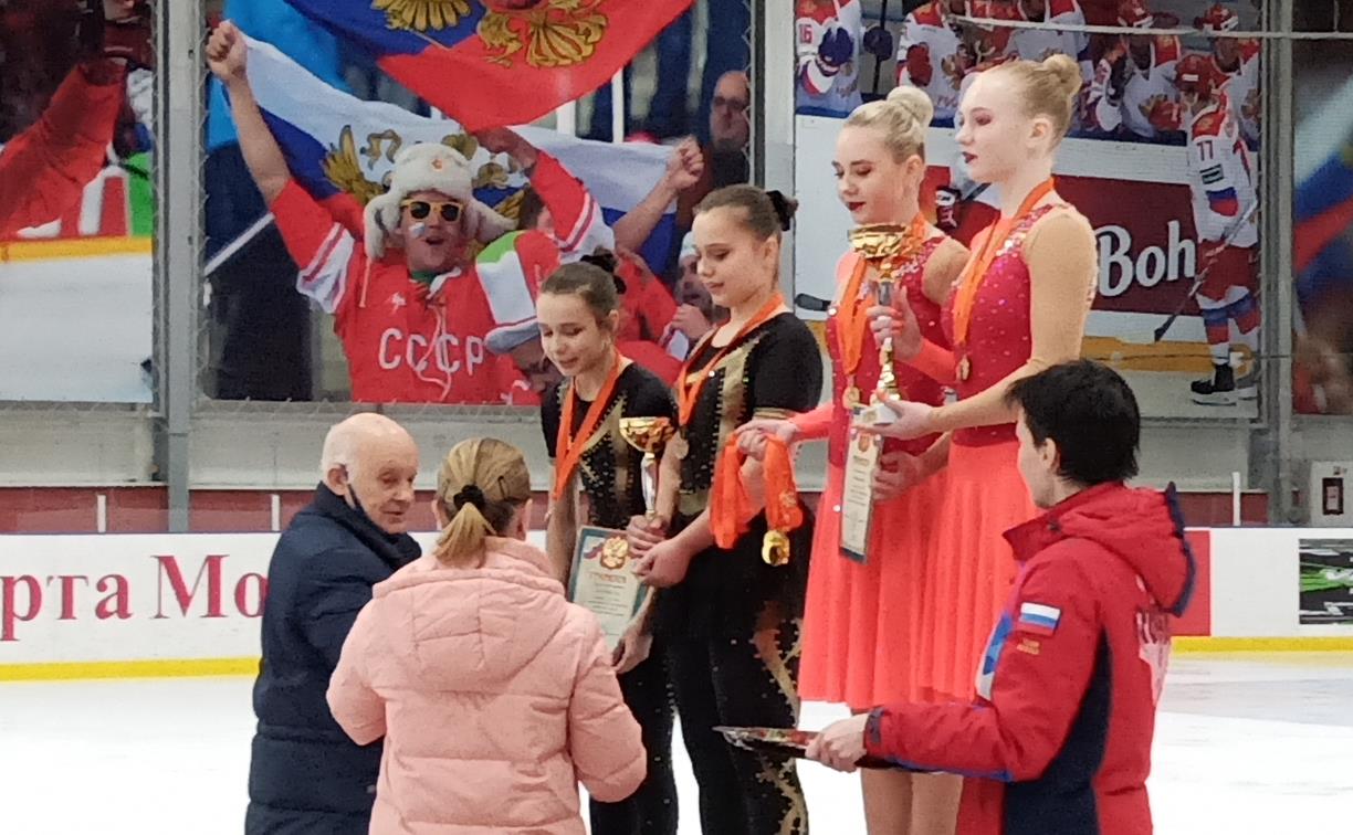 Новомосковские спортсмены успешно выступили на соревнованиях по синхронному катанию на коньках