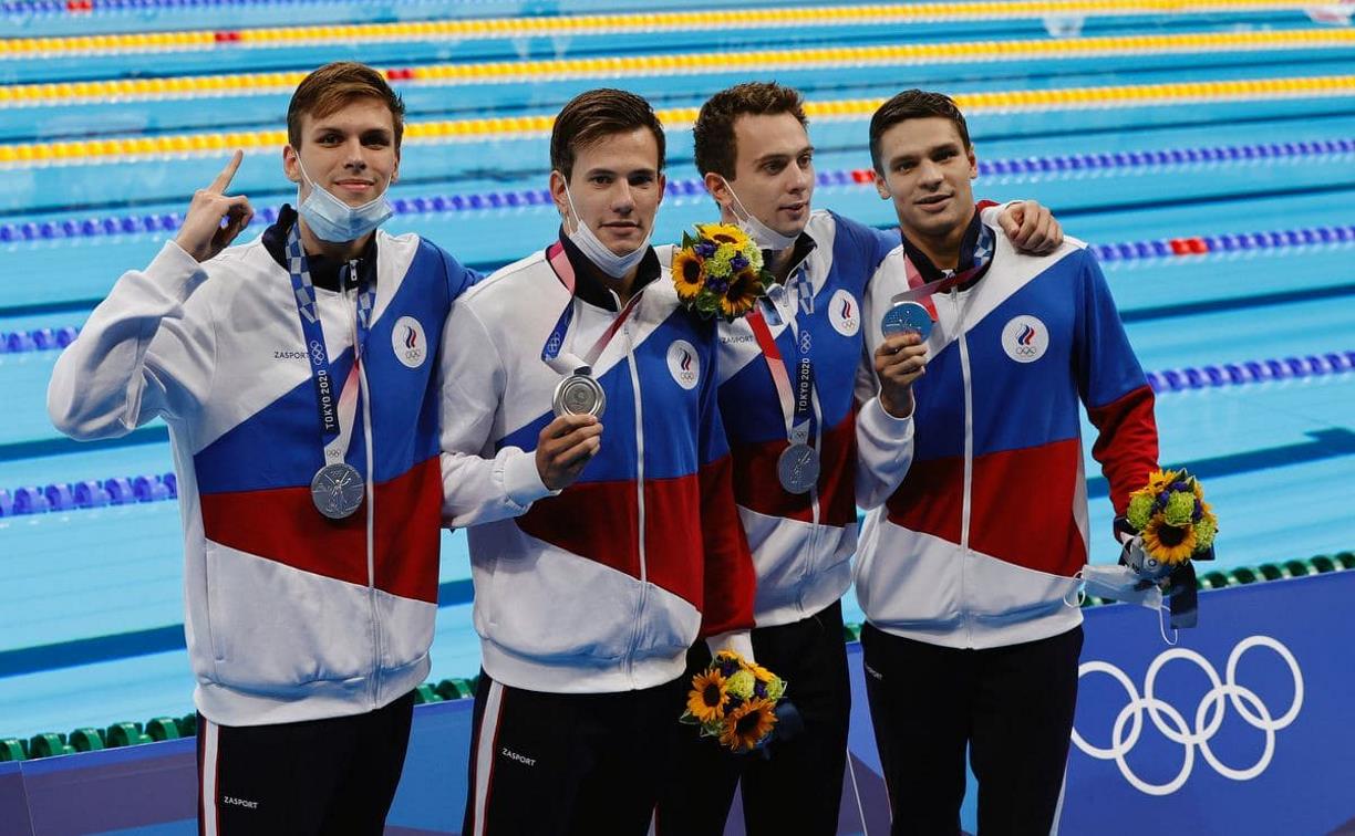 Пловец из Тульской области в составе сборной стал серебряным призером Олимпиады
