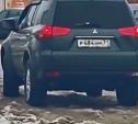 «Накажи автохама»: водитель Mitsubishi Pajero Sport заблудился на ул. Мосина?