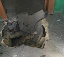 В доме на ул. Машинистов в Туле под одним из жителей провалился бетонный пол
