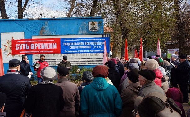 В Кимовске прошел митинг против «закона о шлепках»