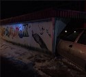 Ночью 13 февраля пьяный водитель врезался в зооуголок на ул. Пролетарской