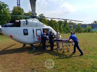 Жительницу Тульской области доставили в щекинскую больницу на вертолете, Фото: 8